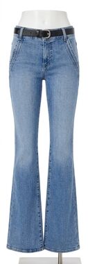 NEW FRAME double detail flare denim jeans in merced